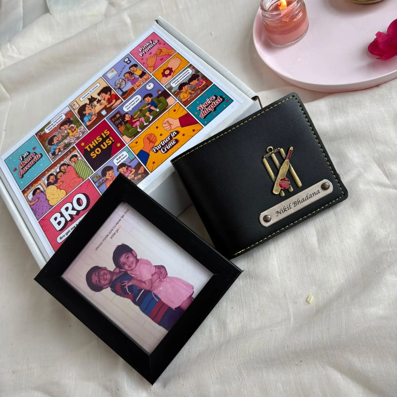 WhatsApp Image 2026-07-22 at 7.20.10 PM The Yaari Combo - Personalised wallet and photo frame - Image 3