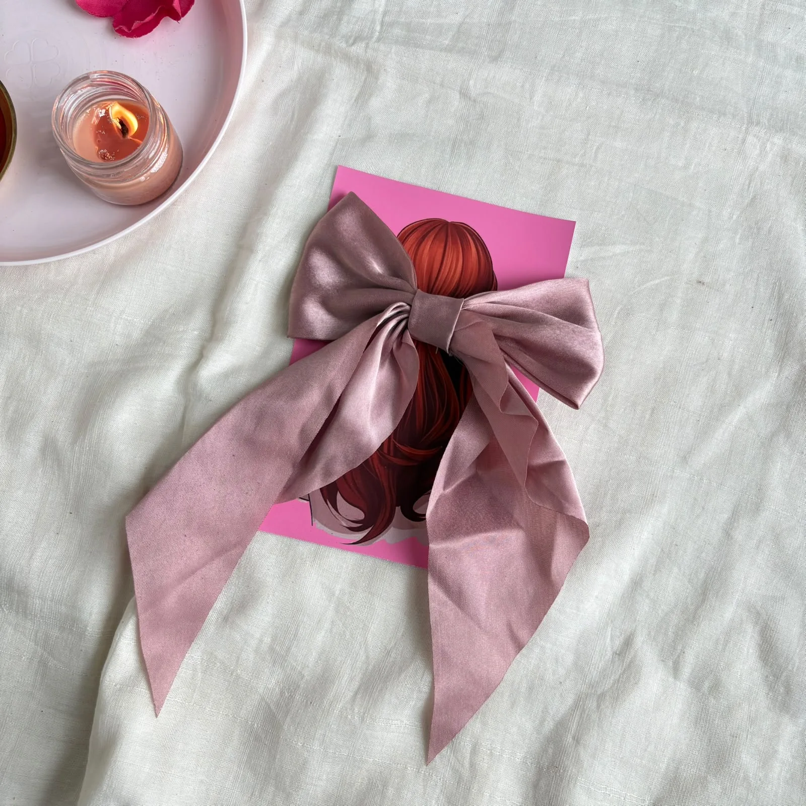 WhatsApp Image 2026-07-27 at 7.59.42 PM (1) Pyaar Behna Combo- Customised bow photo frame and bow clip with card - Image 3